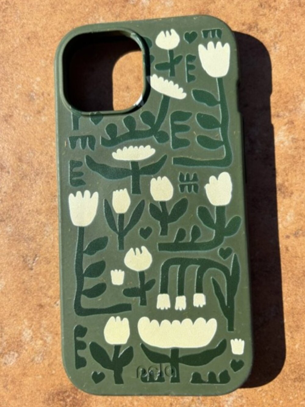 Pela iPhone 15 case-Forest Floor Abstract Tulips, never used